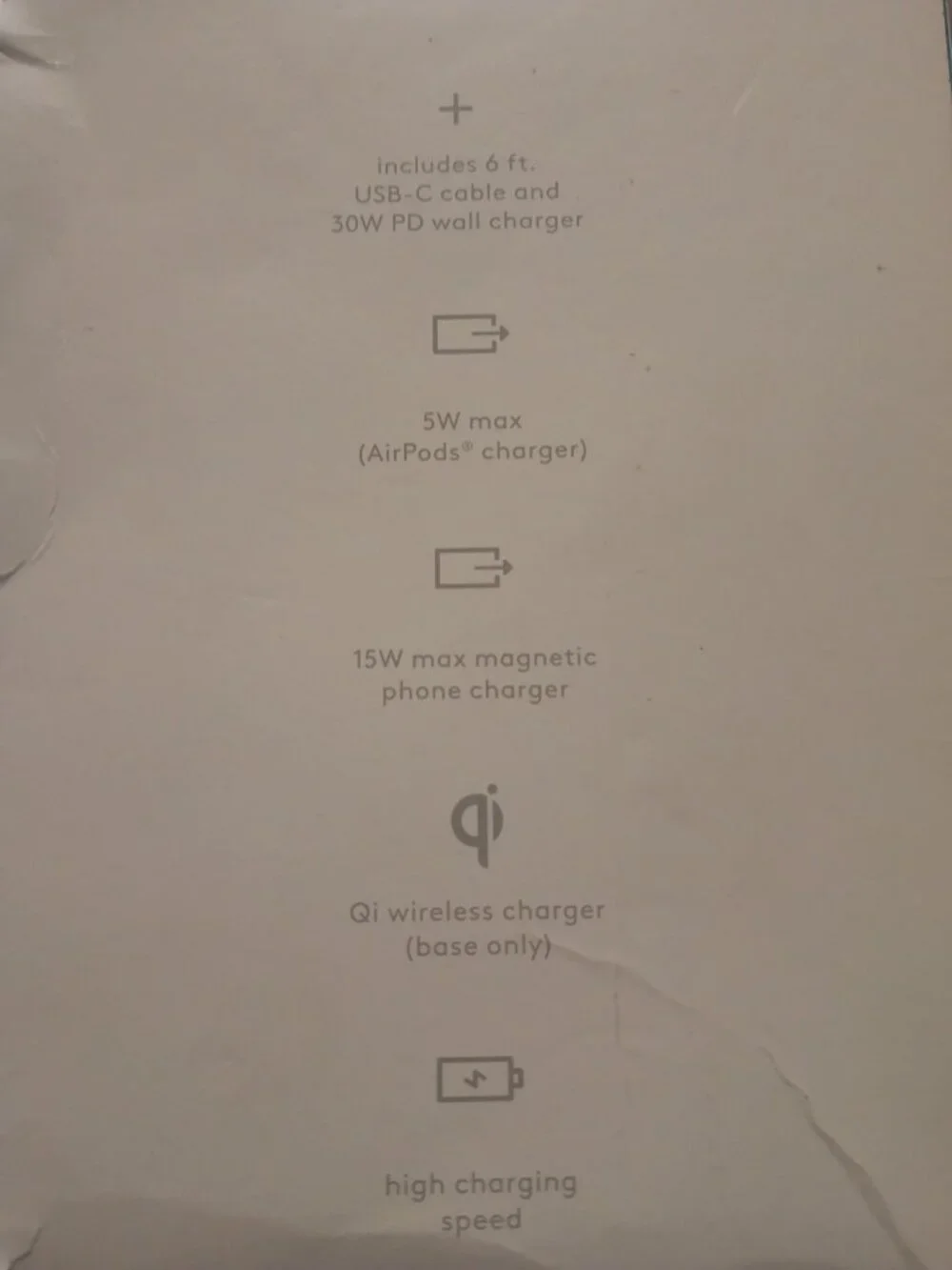 Heyday Wireless Magnetic Charger (new item in a open box)